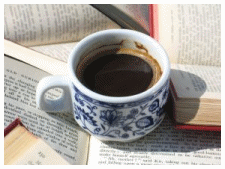 coffee mug and newspaper image