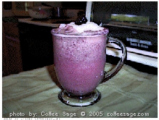 Blackberry Summer Dream Coffee Drink