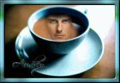 Tom Cruise Image in Coffee Cup